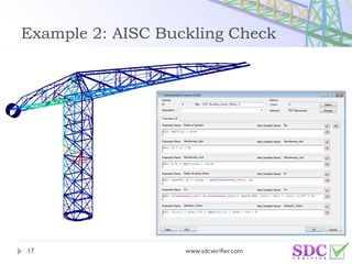 Unity. Check Aisc Sdc verifier main presentation (Structural Code Verifier) | PDF