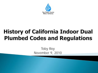 Toby Roy
November 9, 2010
 