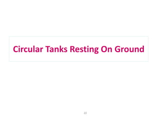 Circular Tanks Resting On Ground
22