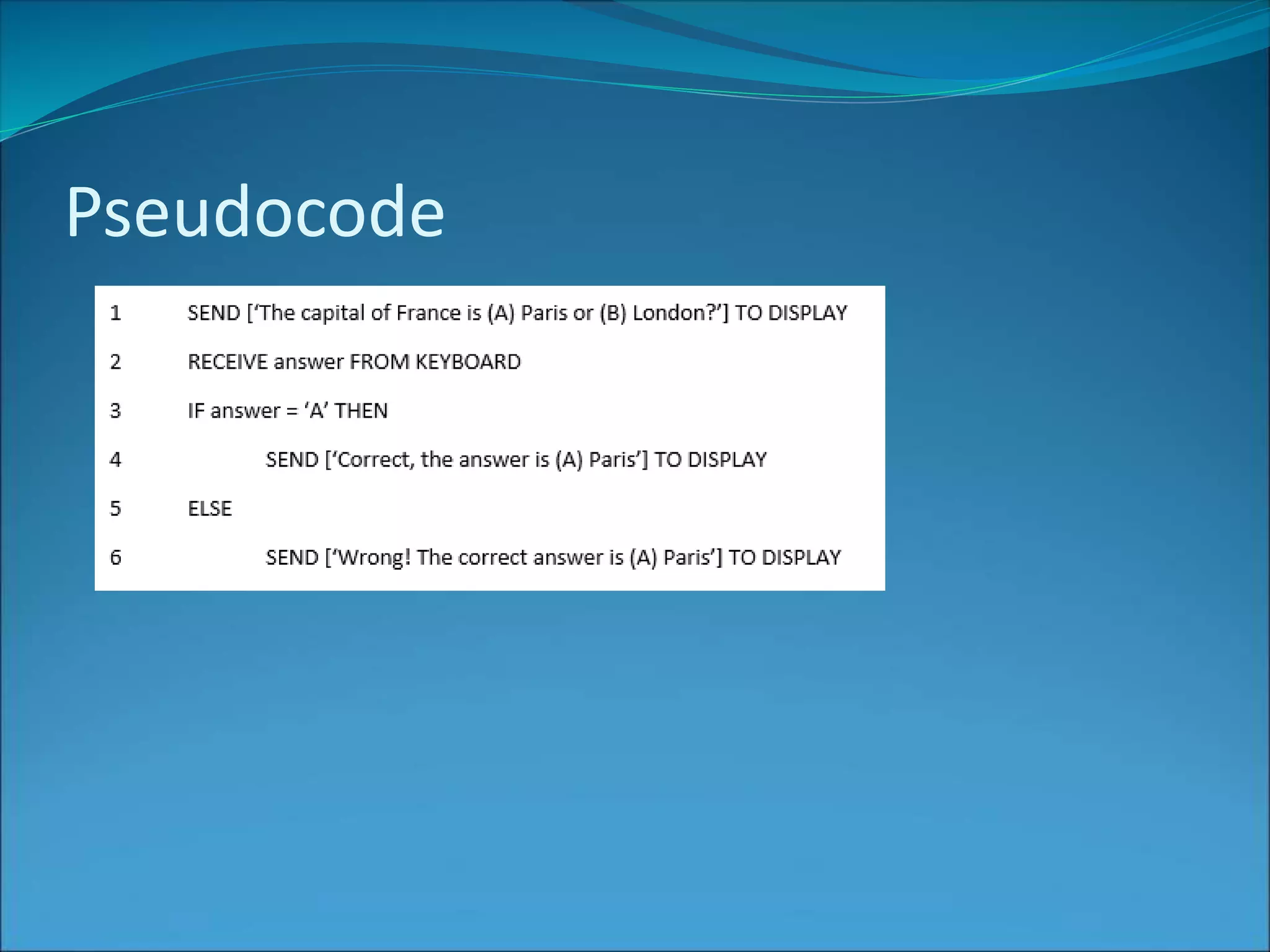 SDD Conditional Statements | PPT