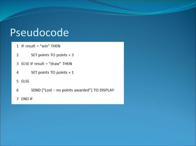 SDD Conditional Statements | PPT