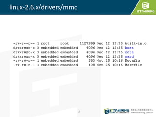17 
linux-2.6.x/drivers/mmc 
 