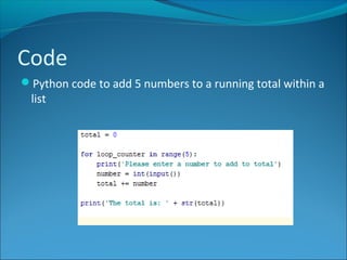 SD & D Running Total | PPT