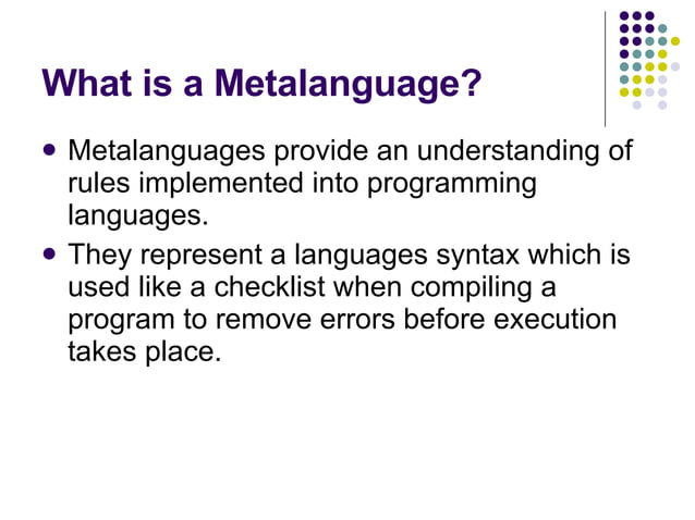 Sdd Syntax Descriptions | PPT