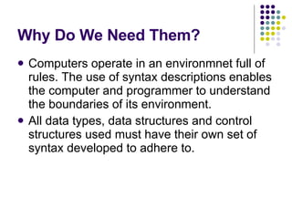Sdd Syntax Descriptions | PPT