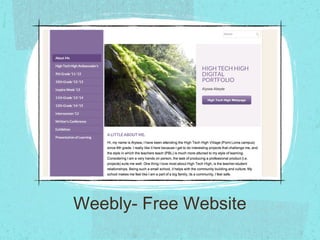 Weebly- Free Website
 