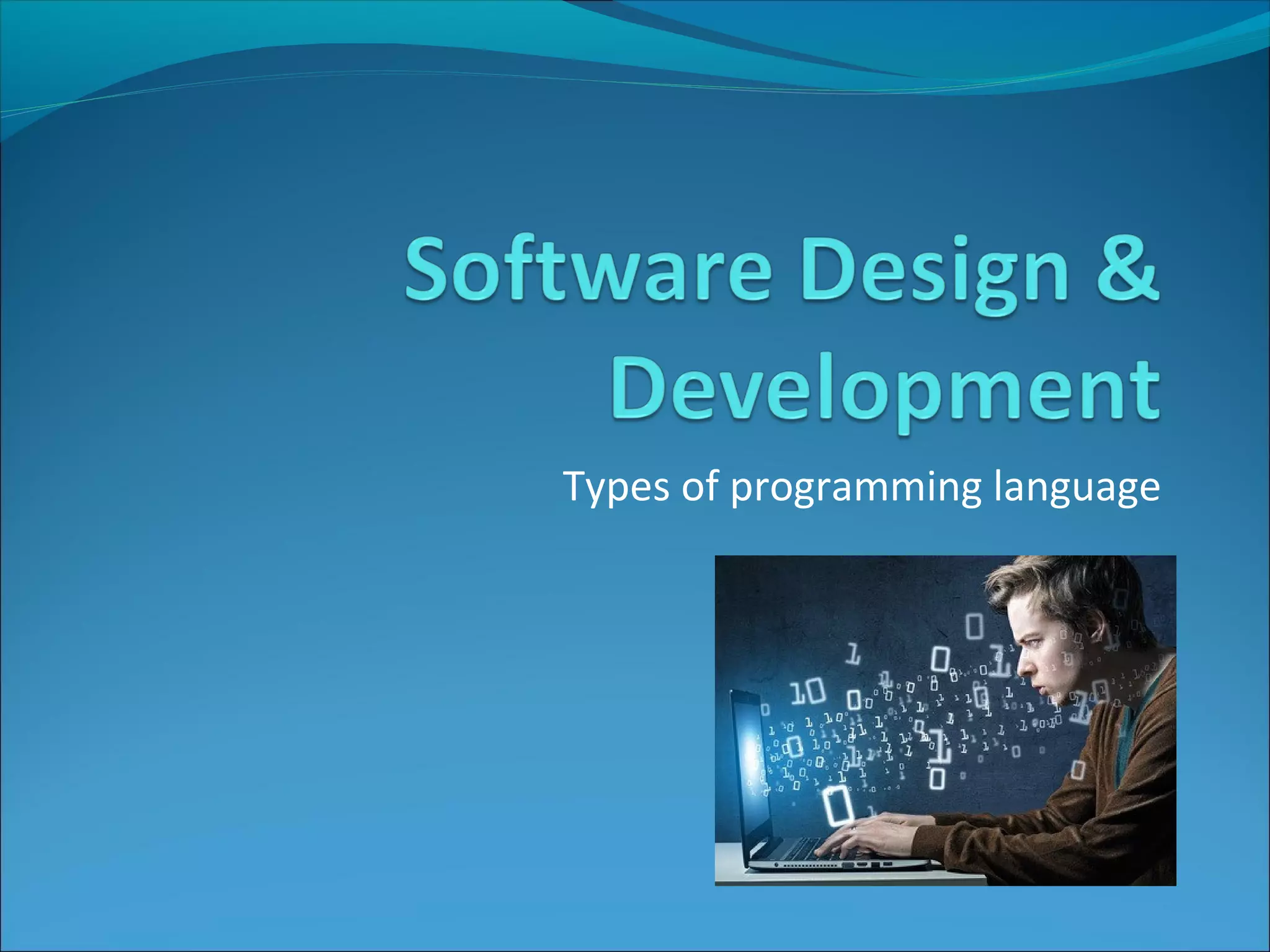 SD & D Types of programming language | PPT