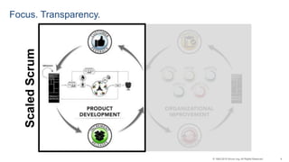 4© 1993-2015 Scrum.org, All Rights Reserved
Focus. Transparency.
ScaledScrum
 