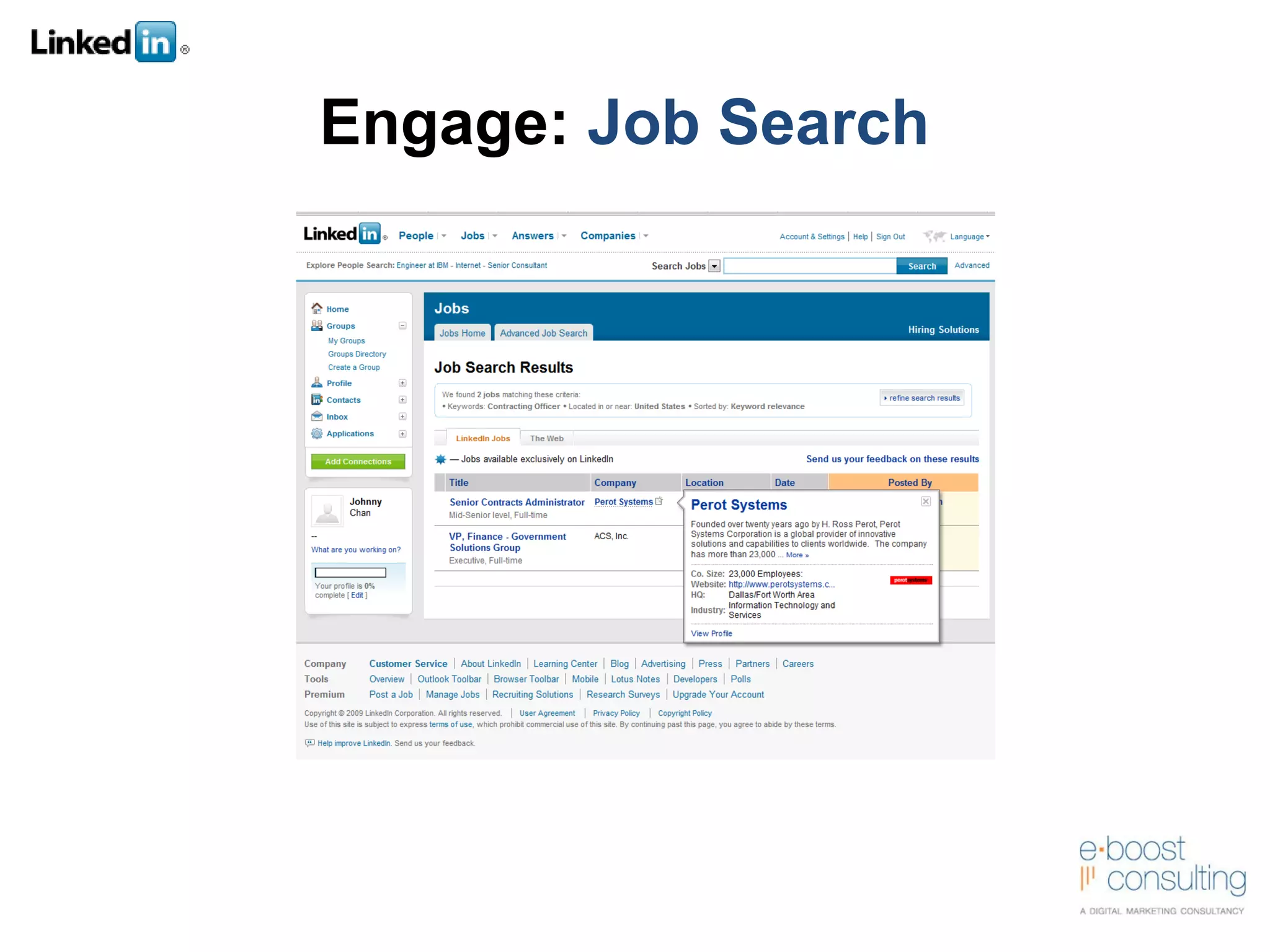 Engage:  Job Search 