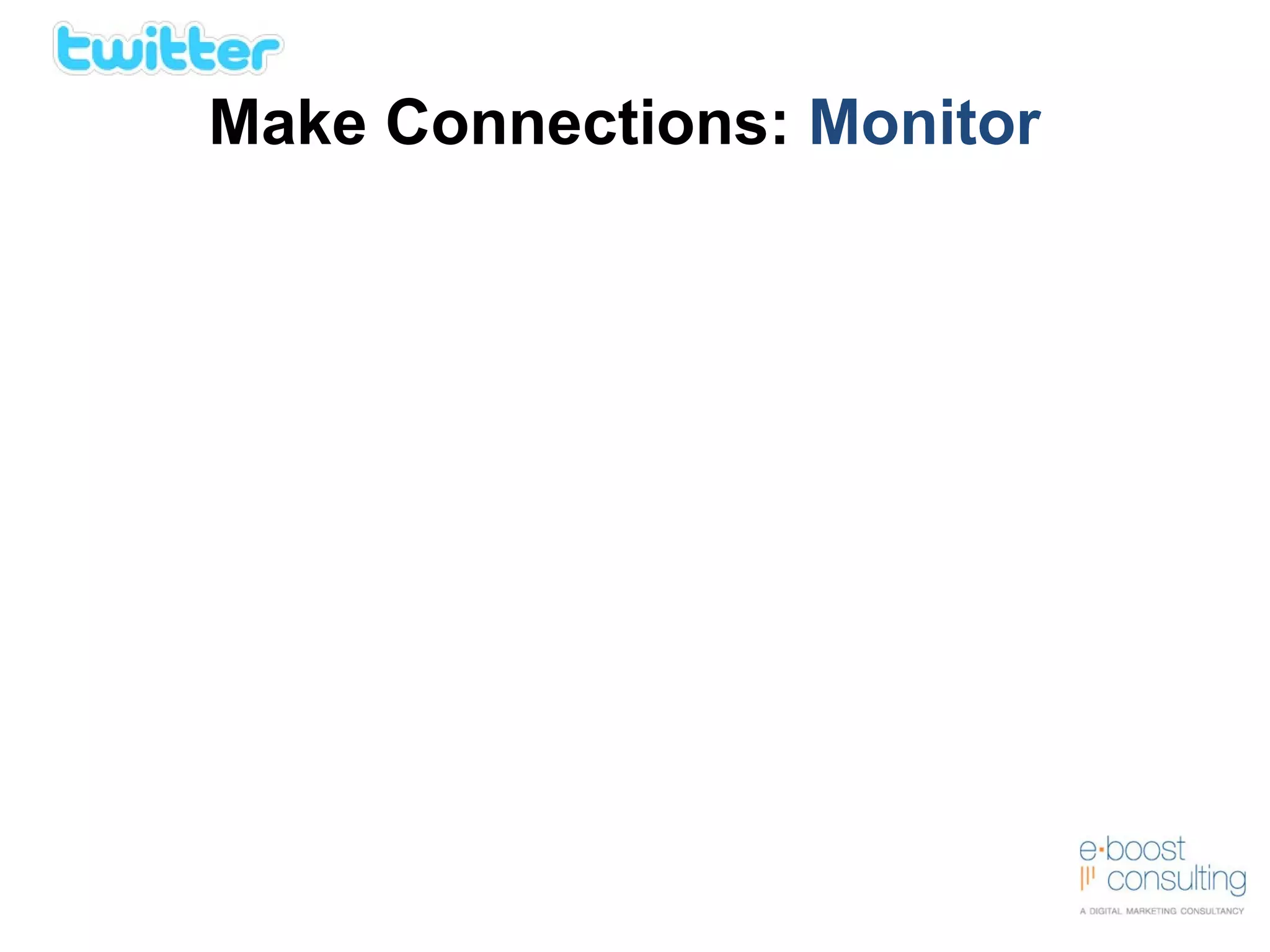 Make Connections:  Monitor 
