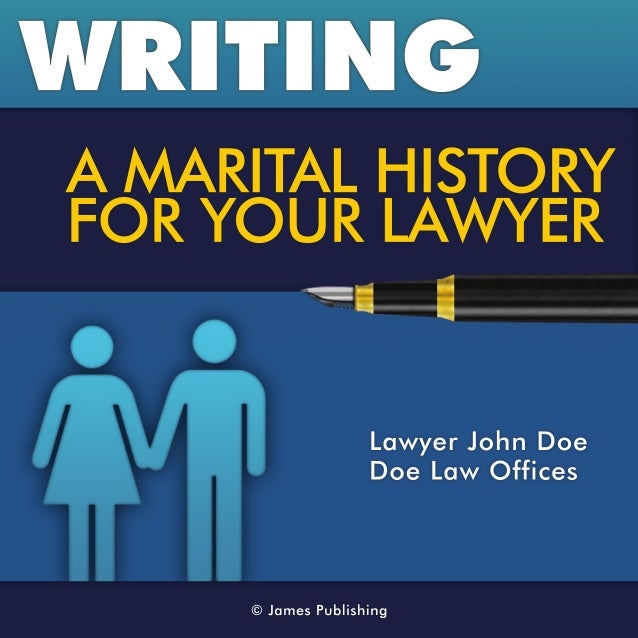 Writing a marital history for your lawyer