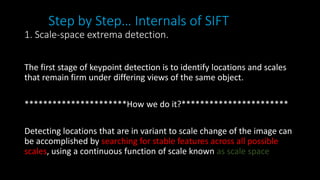 Scale Invariant Feature Transform | PPTX