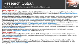 COMPARATIVE STUDY OF WEB-BASED SERVICES AND BEST PRACTICES OFFERED BY ...
