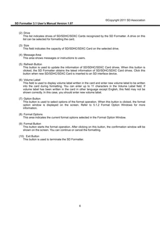 Sd formatter 3.1e (1) | PDF