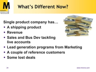 Strategic Failures for Start-Ups“We’ll talk with prospects once the product is ready”“Our target segment is every company (or every consumer)”“We’ll figure out how to make money later”“There aren’t any competitors”“Our customers will be smart, technical, and figure out what to do with our product”