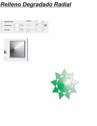 Relleno Degradado Radial
 