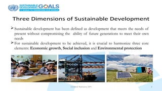 Sustainable development goals (SDG) ppt for educational purpose | PPTX