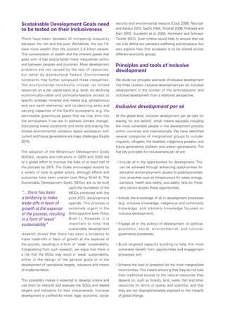 Sustainable Development Goals and Inclusive Development | PDF