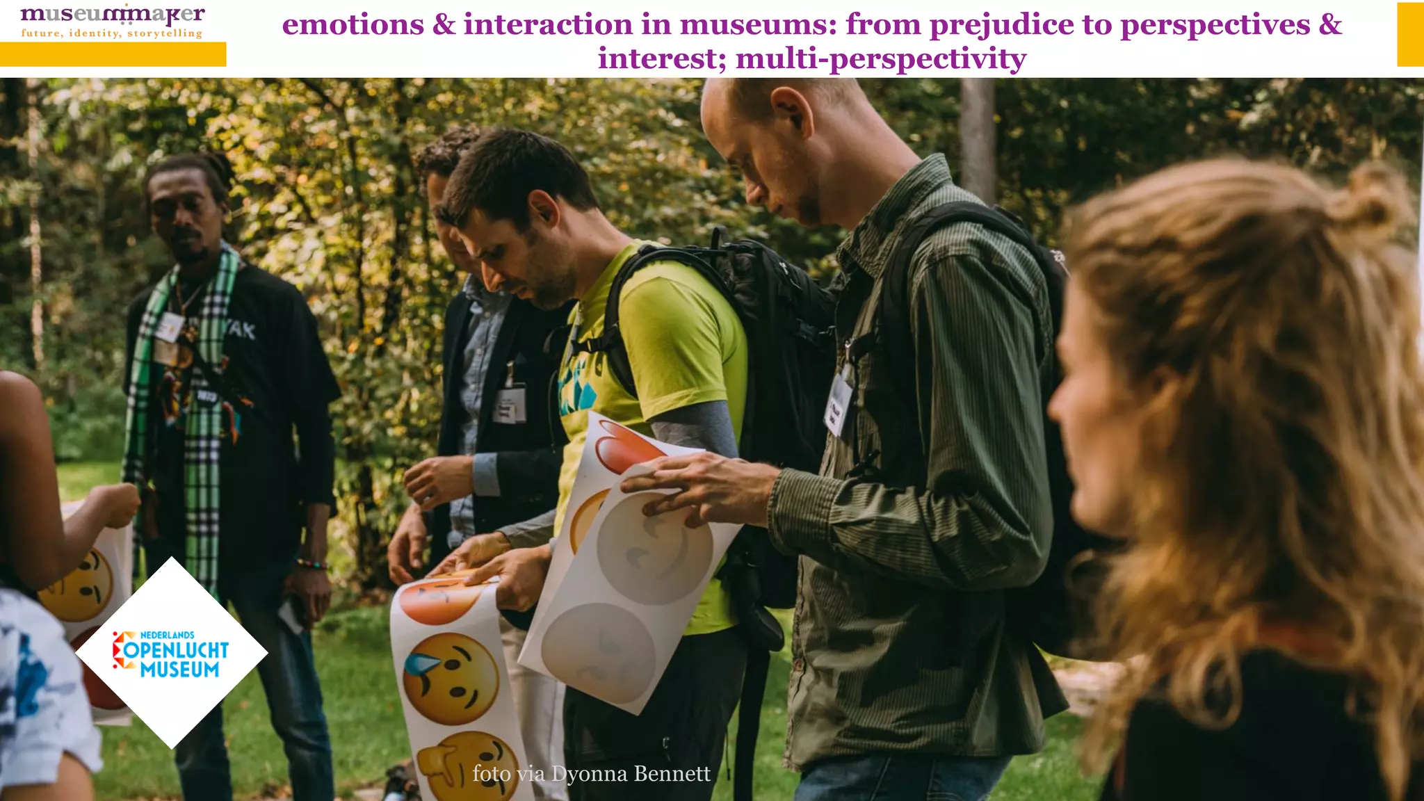 foto via Dyonna Bennett
emotions & interaction in museums: from prejudice to perspectives &
interest; multi-perspectivity
 