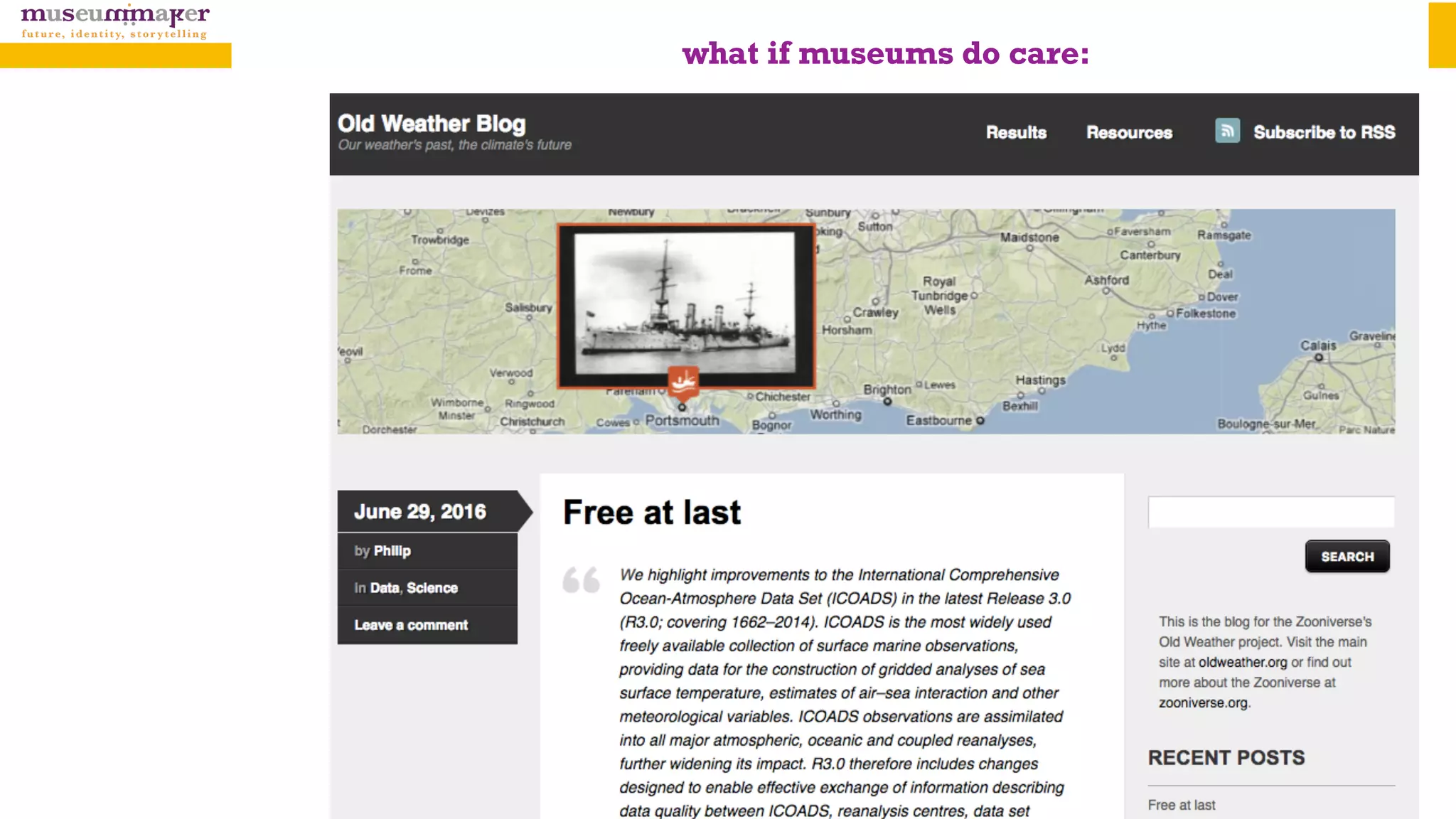 what if museums do care:
 