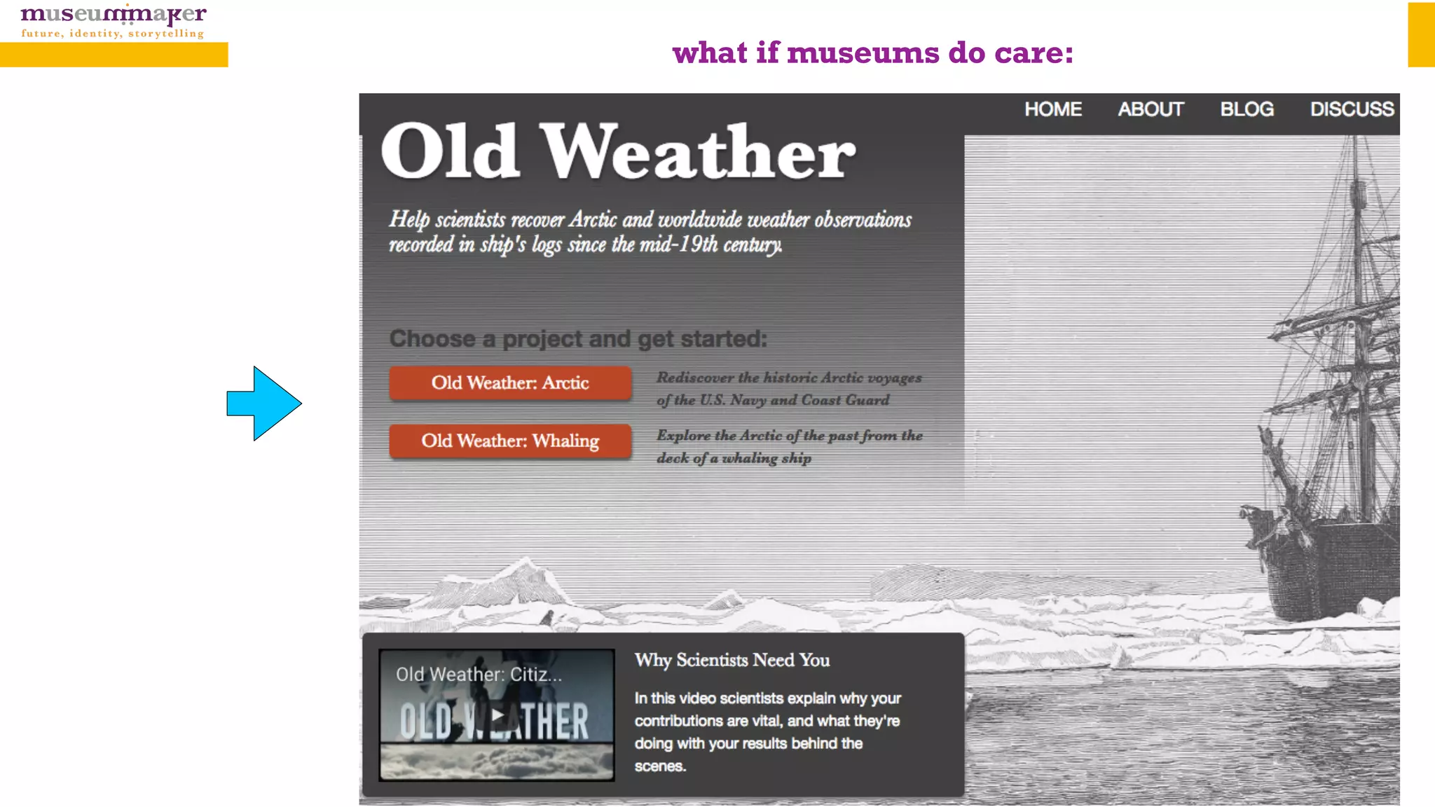 what if museums do care:
 