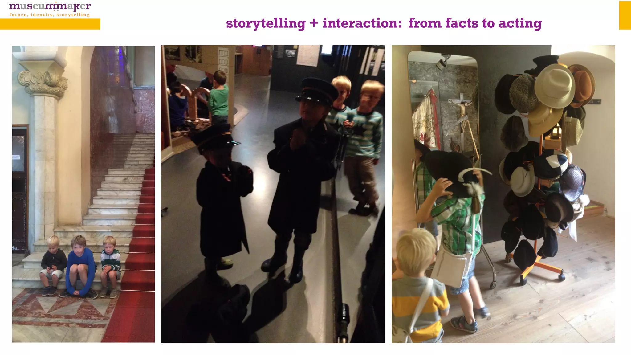 storytelling + interaction: from facts to acting
 