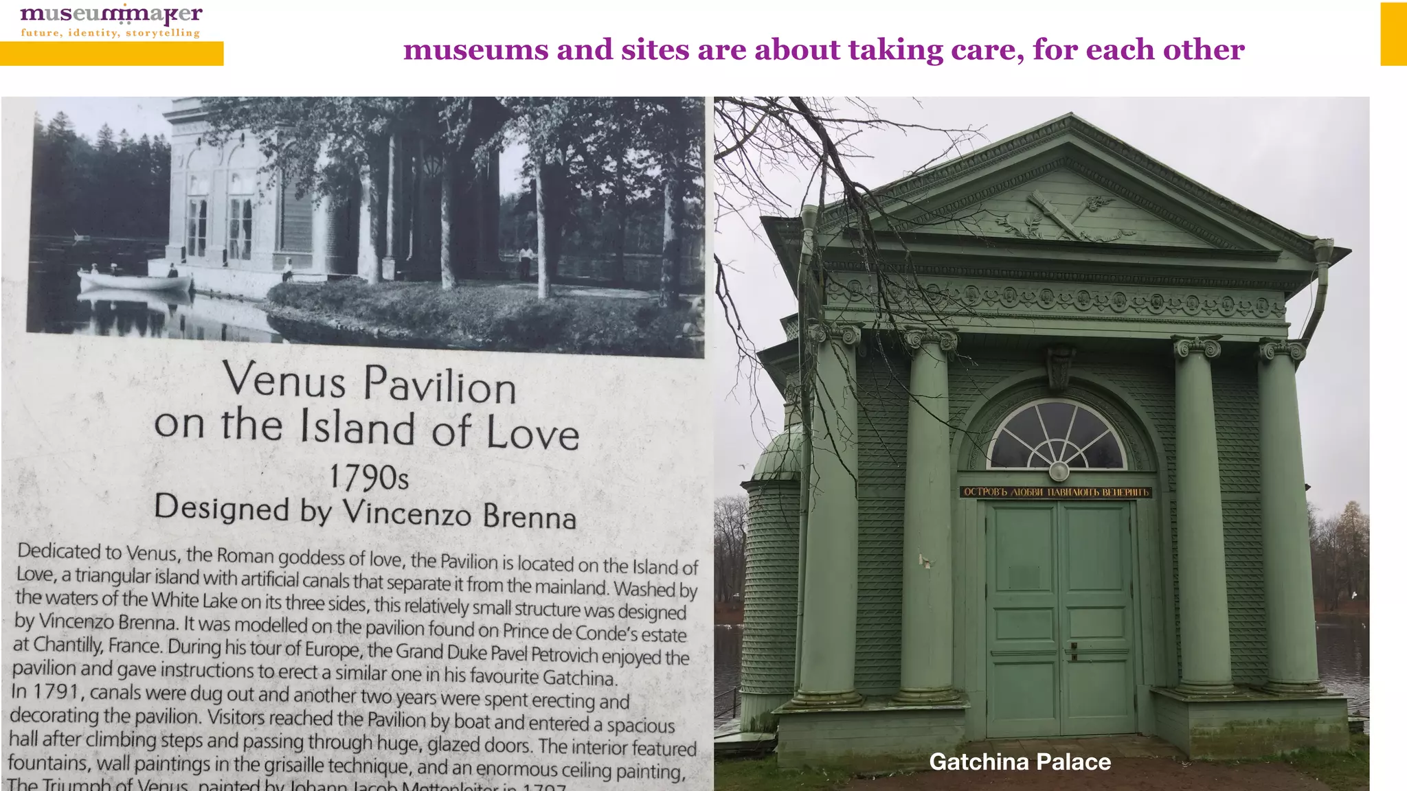 museums and sites are about taking care, for each other
Gatchina Palace
 