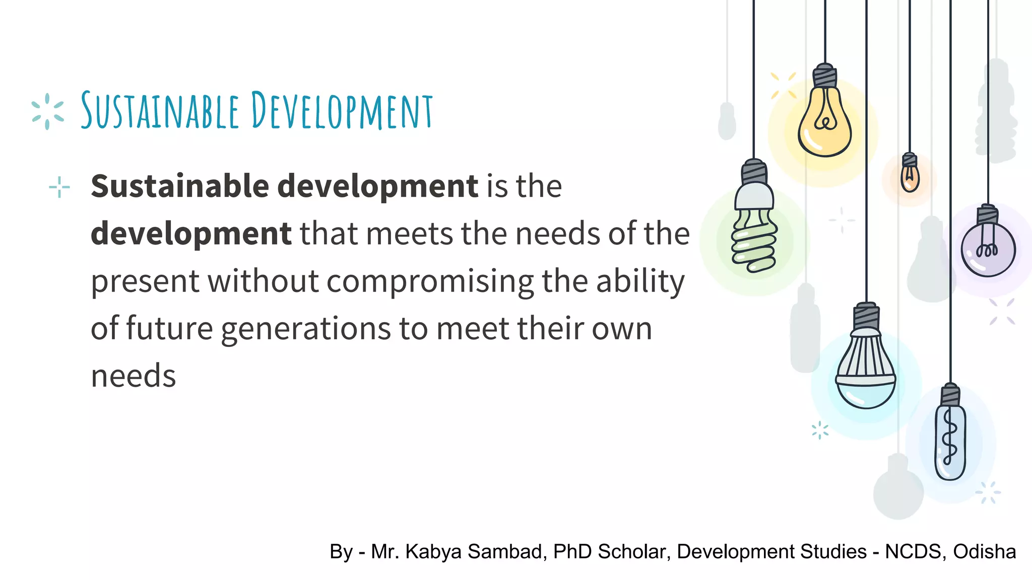 Role of Youth and Sustainable Development Goals (SDGs) | PPTX
