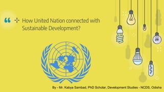 Role of Youth and Sustainable Development Goals (SDGs) | PPTX