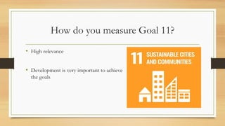 Sdg 11 presentation | PDF | Economy | Business and Finance