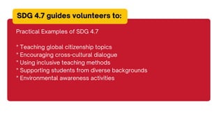 Understanding SDG 4.7: Quality Education and Volunteer Action.pdf