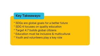 Understanding SDG 4.7: Quality Education and Volunteer Action.pdf