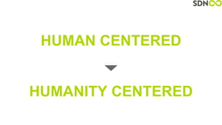 HUMAN CENTERED
HUMANITY CENTERED
 