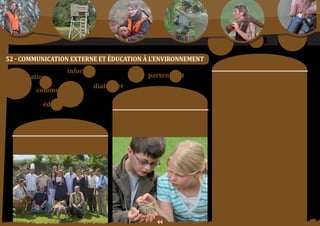 Schéma Départemental de Gestion Cynégétique
   de la FICEVY - 2009/2015




52 - CoMMunICatIon externe et éDuCatIon à L’enVIronneMent
                                                                                                                            moyens	:
                                               informer
        initiation                                                           partenariat                    orientation	n°1	:
                                                                                                            partiCiper autant que faire se peut, aux salons,
                                                       dialoguer                                            aux fêtes de la nature, manifestations rurales.
                           communiquer
                                                                      Constats/                             orientation	n°2	:
                                                                                                            Continuer d’accueillir dans les différentes
                                 éduquer                           problématique	:                          maisons de la chasse et au siège, les scolaires
                                                                                                            pour des journées d’initiation à la faune sauvage
                                                                                                            ou d’autres thèmes naturalistes.
                                                              Dans un environnement social, économique et
                                                                 géographique en évolution constante,       orientation	n°3	:
                                                                    la FICeVY doit communiquer vers         SenSiBiliSer	 les	 chasseurs	 à	 la	 nécessité	 de	
                       objectif SDGC :                                les	autres	usagers	de	la	nature.
                                                                                                            dialoguer et d’informer les non chasseurs
                                                                                                            localement.	

                   Mieux informer les non chasseurs,
                                                                                                            orientation	n°4	:
                                                                                                            partiCiper aux différentes réunions des
                les	autres	usagers	des	espaces	naturels.                                                    gestionnaires	d’espaces	naturels,		parcs	régionaux,	
                                                                                                            Conseils	 Généraux,	 Conseil	 régional,	 CrpF,	 onF,	
                                                                                                            natura	2000.

                                                                                                            orientation	n°5	:
                                                                                                            FaVoriSer	 l’accueil	 des	 non	 chasseurs	 pour	 les	
                                                                                                            sensibiliser aux différents modes et pratiques de
                                                                                                            chasse.

                                                                                                            orientation	n°6	:
                                                                                                            elaBorer des brochures sur la chasse avec un
                                                                                                            partenariat	 DDea,	 onCFS,	 CrpF,	 onF,	 Conseil	
                                                                                                            Général, Collectivités, ...




                                                                                 
 