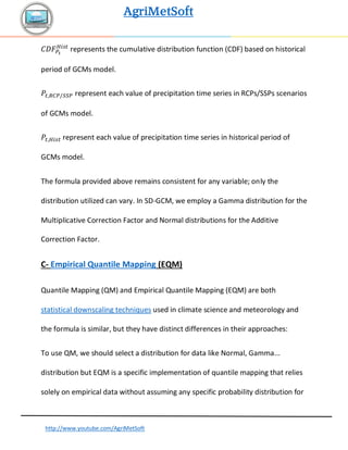 SD-GCM Formulas | PDF