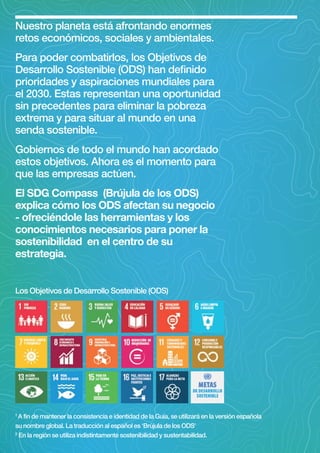 Sdg compass spanish-one-pager-view | PDF
