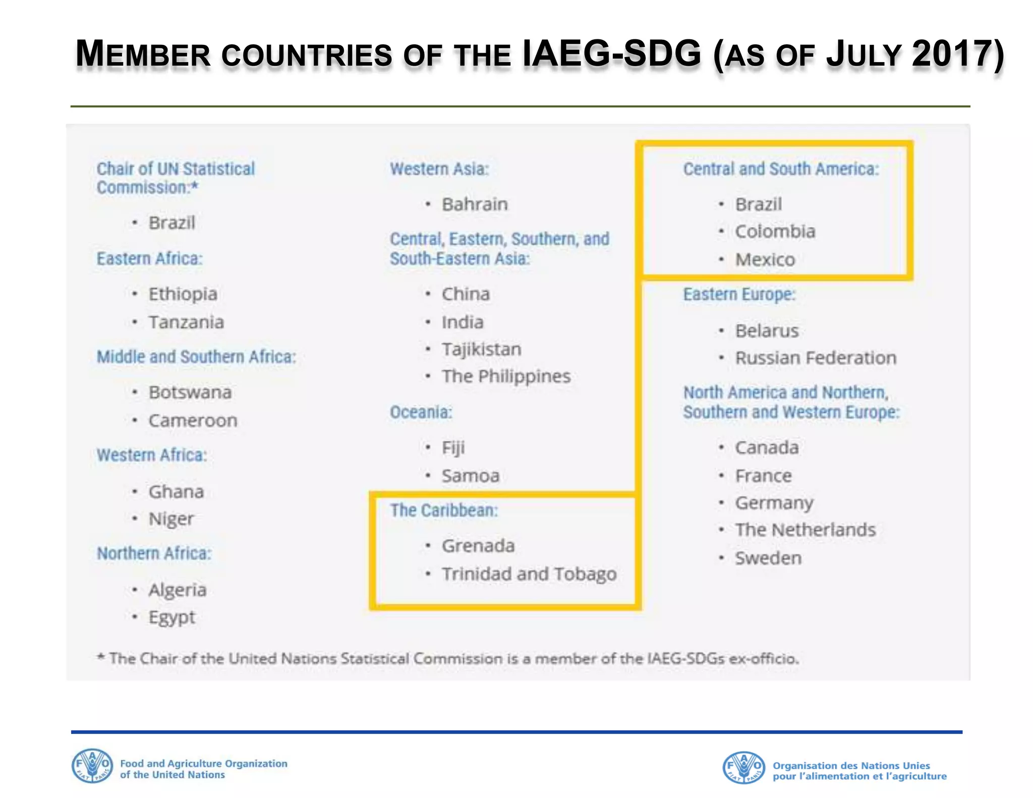 SDG Indicators and FAO Role_ ENGLISH | PPTX