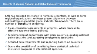 The Process of Global SDG monitoring and the key challenges faced by ...