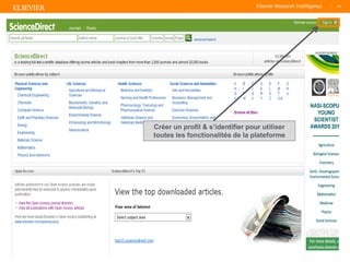 TITLE OF PRESENTATION
| 19
19|
19
Créer un profil & s’identifier pour utiliser
toutes les fonctionalités de la plateforme
 