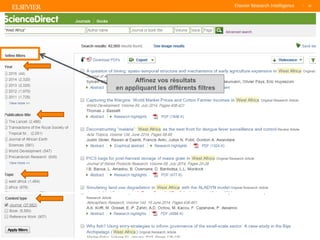 TITLE OF PRESENTATION
| 30
30|
Affinez vos résultats
en appliquant les différents filtres
 