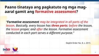 Valuing Part For Module Deped Example SD_GMRC5_Session 6AB_Dulog Pedagohikal at Pagtataya (1).pptx