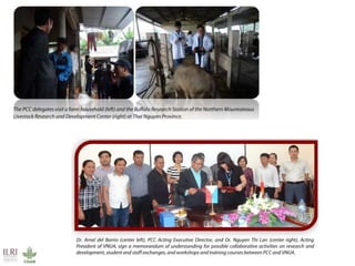 Livestock research contributions to the Sustainable Development Goals