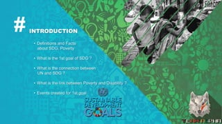SDG no poverty goal ppt slide | PPTX