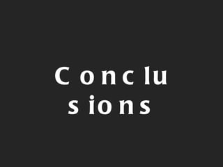 Conclusions 