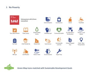 SDGs and Green Map Icons v2 1-18 | PDF