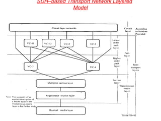 SDH–based Transport Network Layered
Model
 