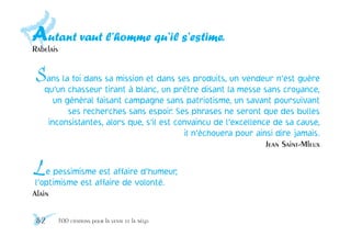 300 Citation Pour La Vente Et La Negociation