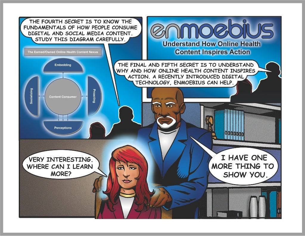 Infographic Novel Secrets of Digital Health Masters