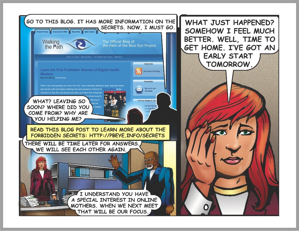 Infographic Novel Secrets of Digital Health Masters