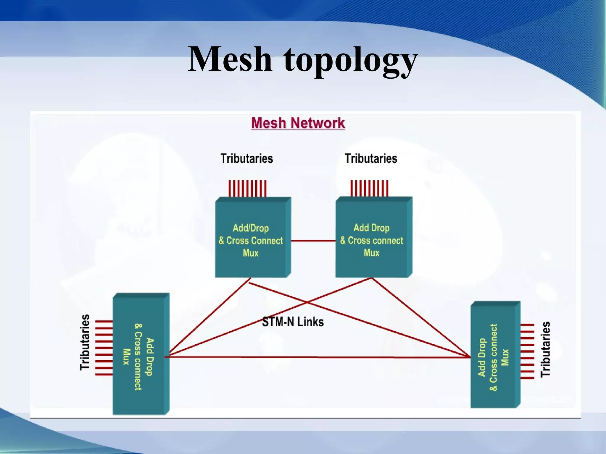 Mesh topology
 